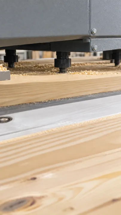 Fallwood – Andruck des Materials