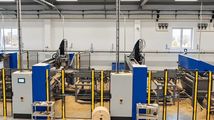 Fallwood – Produktionslinie für Trommelscheiben