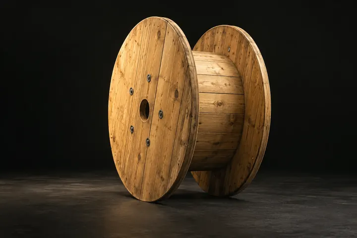 Fallwood – Kabeltrommel aus Holz